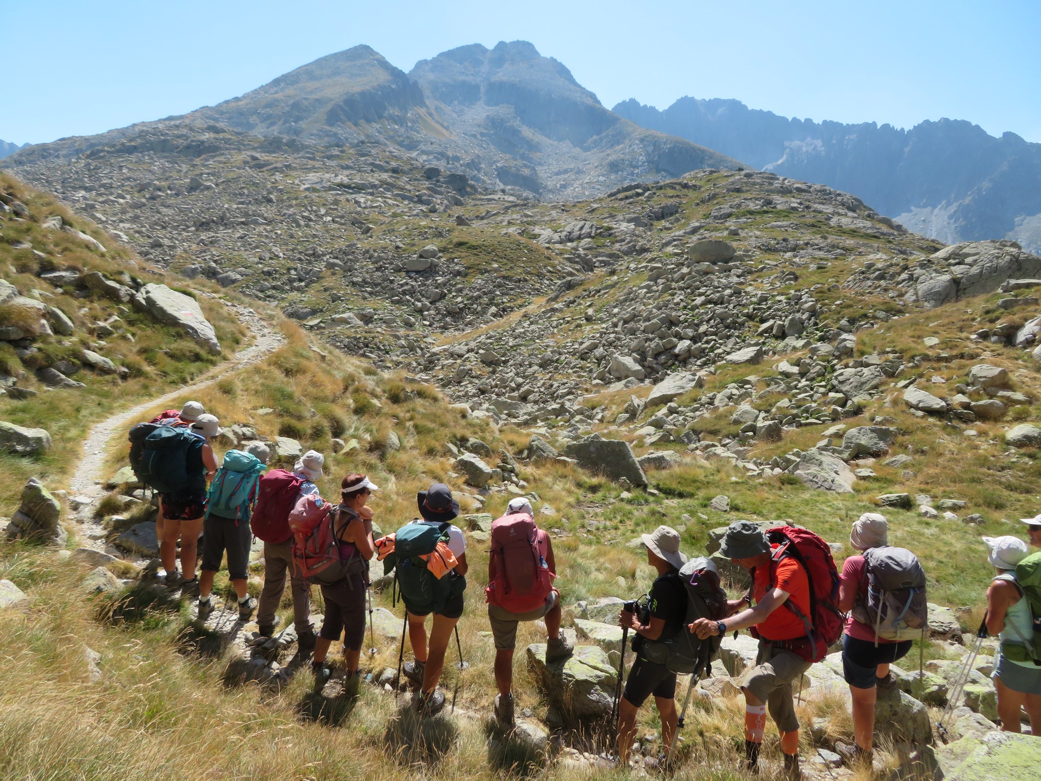 Les Encantats Col de Rius - Refuge de la Restanca jeudi 24 aout 2023