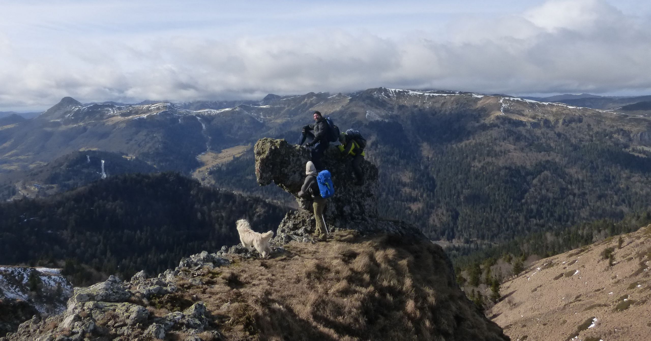 Séjour en Auvergne Sagne du porc  lundi 19 février