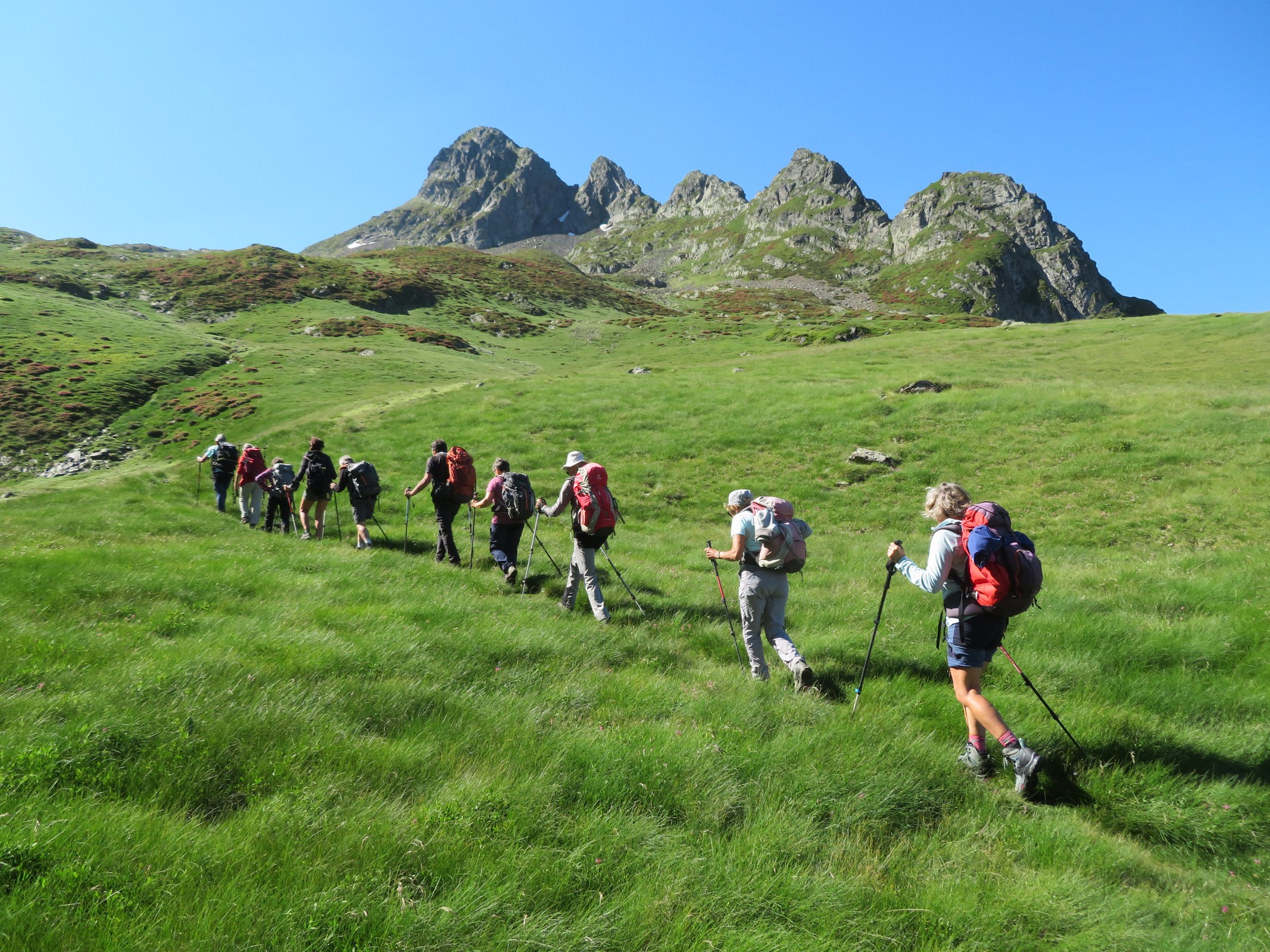 Pic Sanctus 2482m et lac de Louesque lundi 8 juillet 