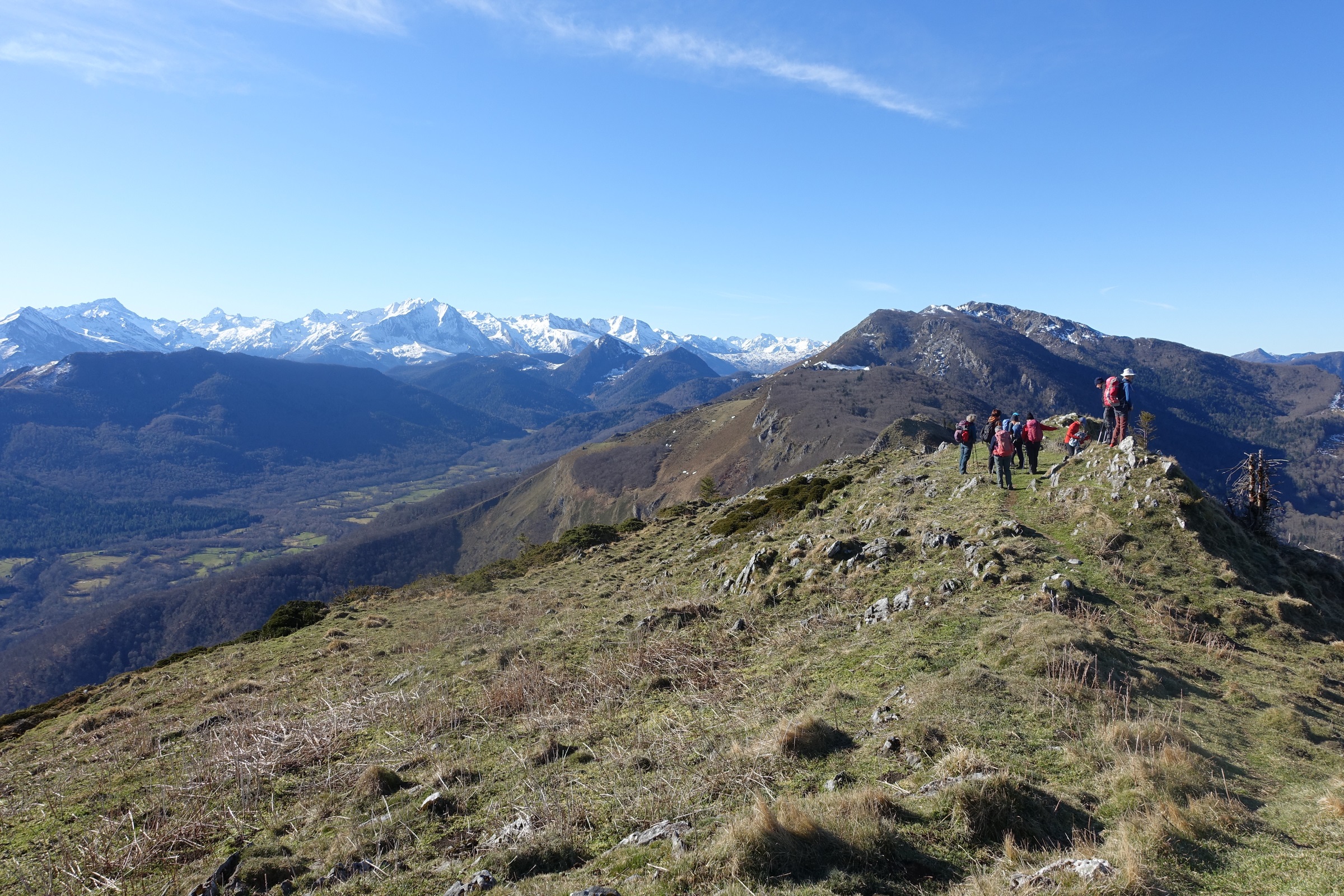 Soum du Prat du Rey 1496m Soum des Aguillous dimanche 19 janvier 