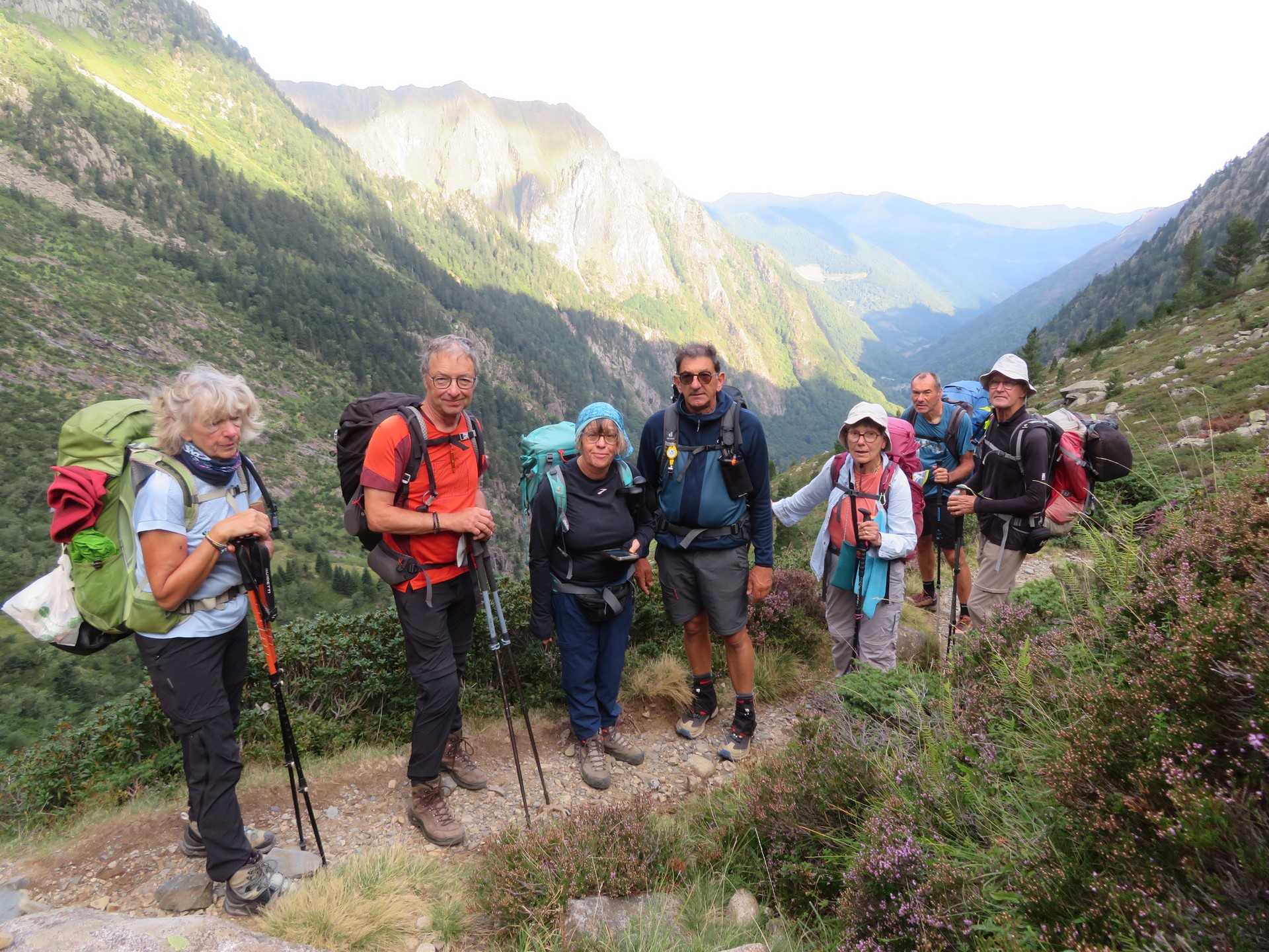 Refuge des Estagnous par la cascade de Nerech lundi 24 aout